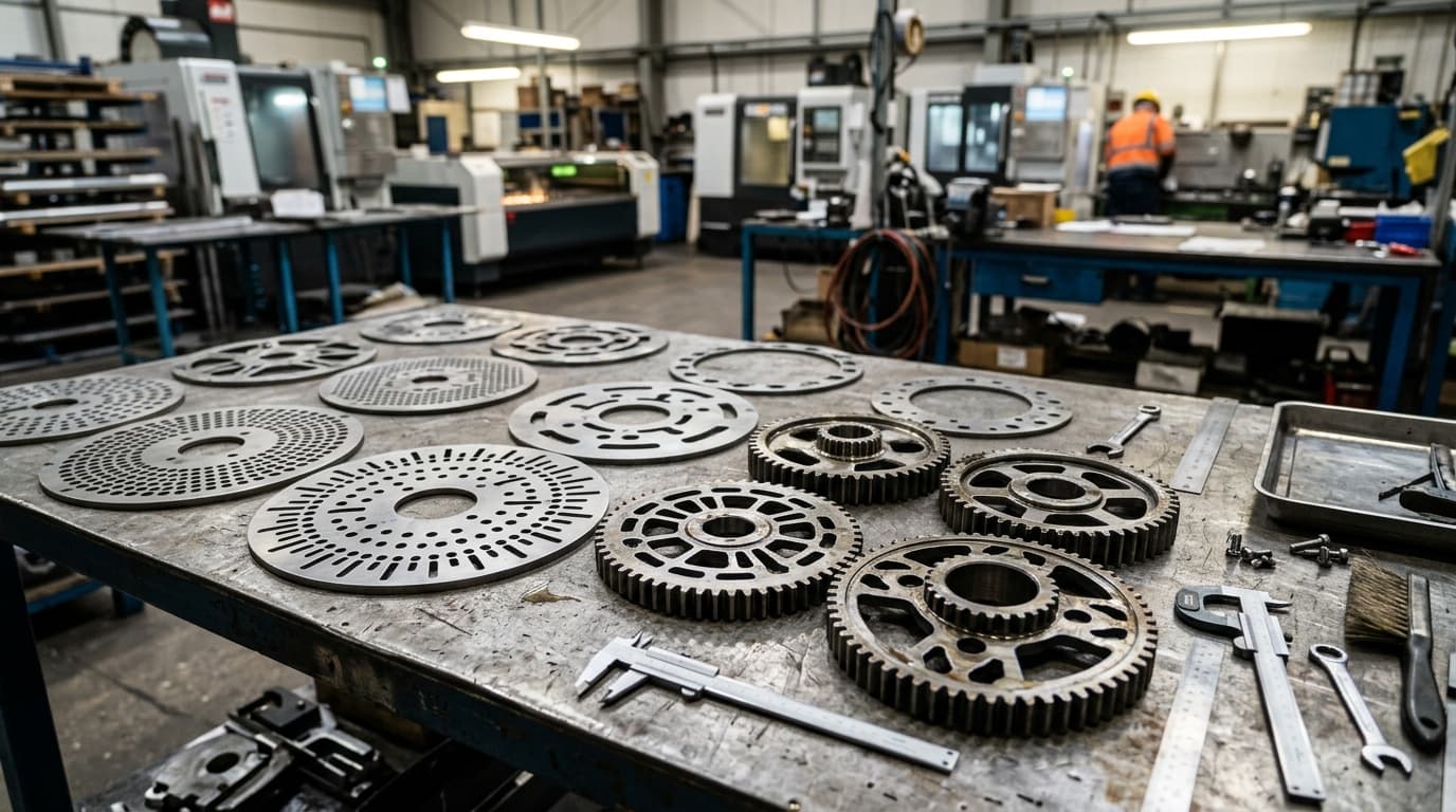 Precision Laser Cut Disc & Gear Plates
